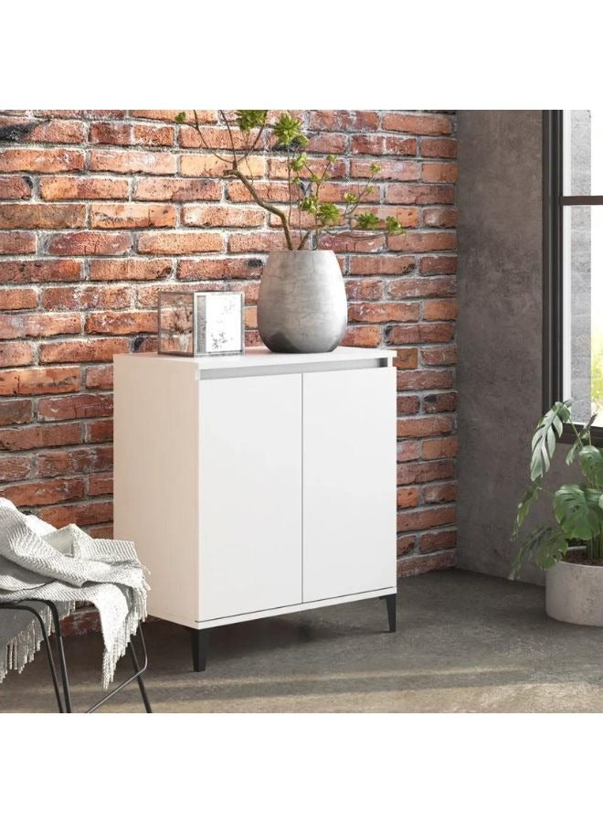 vidaxl vidaXL Sideboard White 60x35x70 cm Engineered Wood  - Image 1