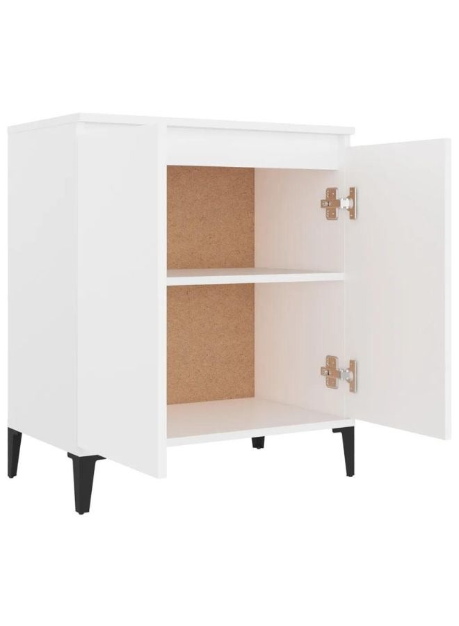 vidaxl vidaXL Sideboard White 60x35x70 cm Engineered Wood  - Image 2