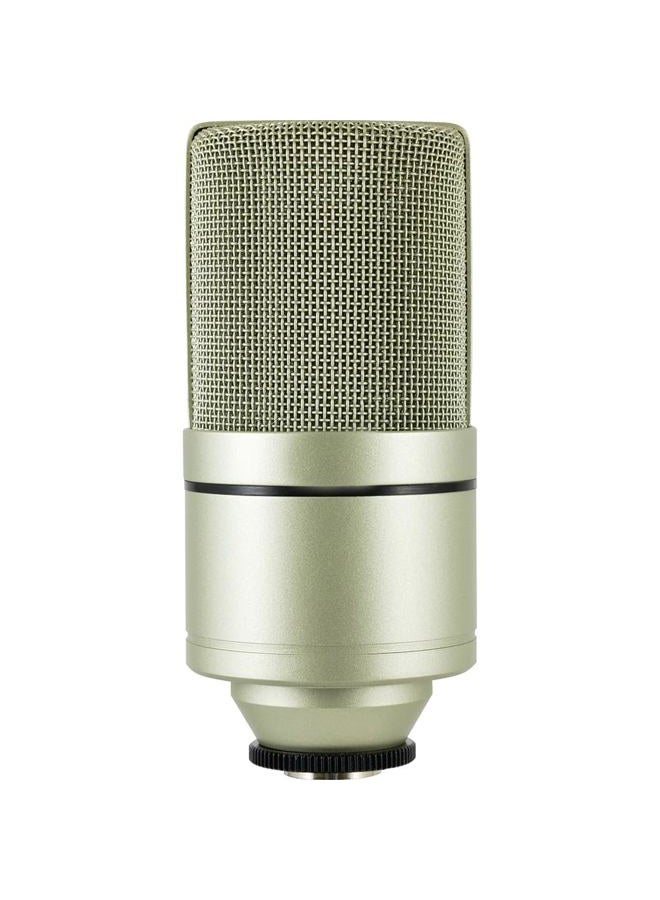 MXL 990 Condenser Microphone for Podcasting, Singing, Home Studio Recording, Gaming & Streaming | Detailed Sound | XLR | Large Diaphragm (Champagne) - Image 4