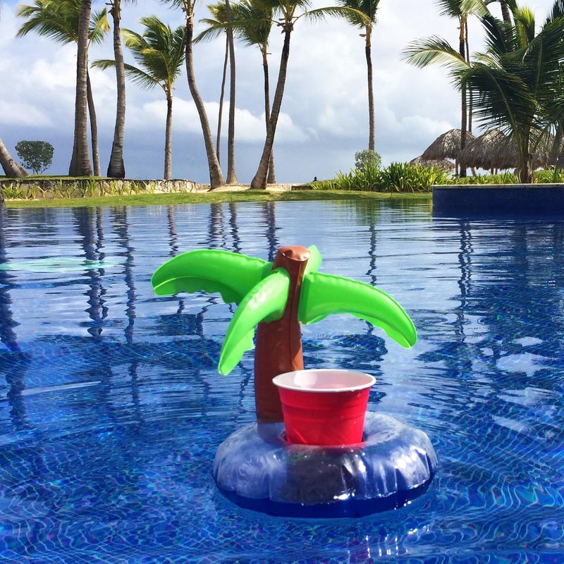GoFloats Inflatable Pool and Hot Tub Drink Holders (3 Pack) Designed in The US, Choose Your Style - Image 5