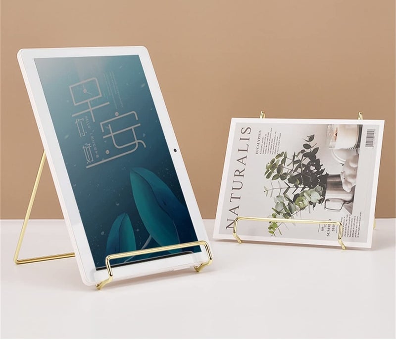 Kiwilon Tablet Holder, Magazine Stand, Book Holder, Frame Stand (Rose Gold) - Image 5