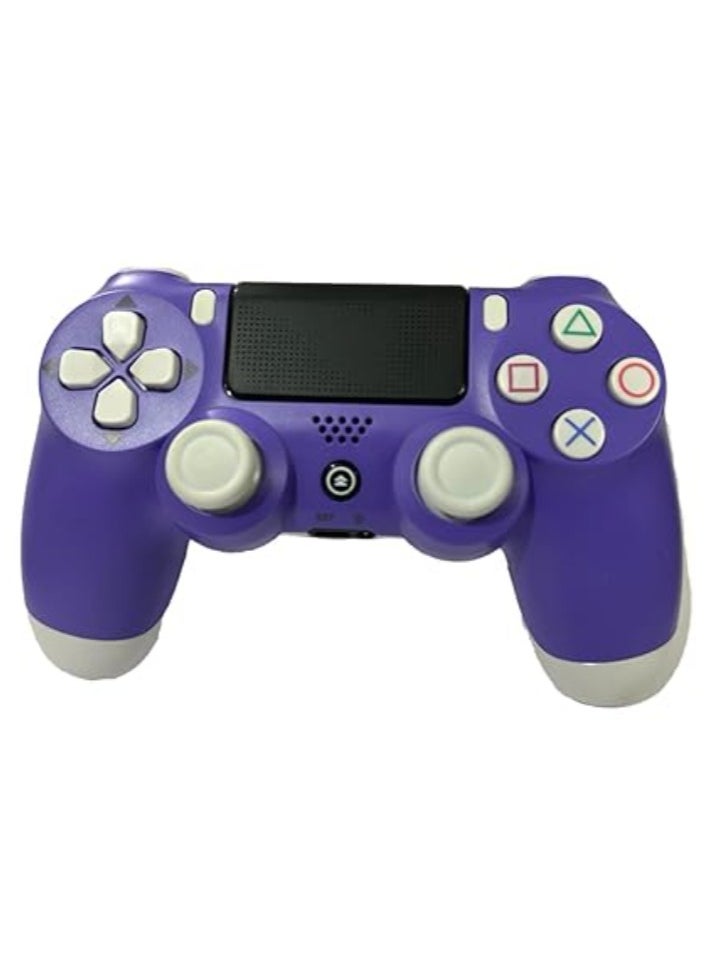PS4 - PS4 Controller Compatible with PS4/Pro/Slim Play-Station 4 Wireless Remote Gamepad with Dual Vibration | 3.5 mm Headset Port (Gaming Accessories) (Purple/White) - Image 1