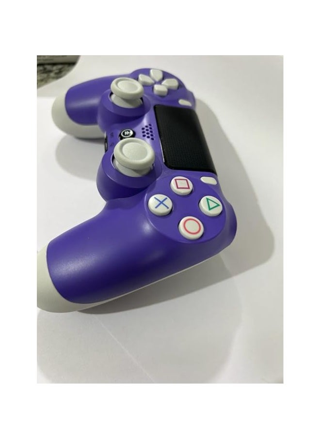 PS4 - PS4 Controller Compatible with PS4/Pro/Slim Play-Station 4 Wireless Remote Gamepad with Dual Vibration | 3.5 mm Headset Port (Gaming Accessories) (Purple/White) - Image 1