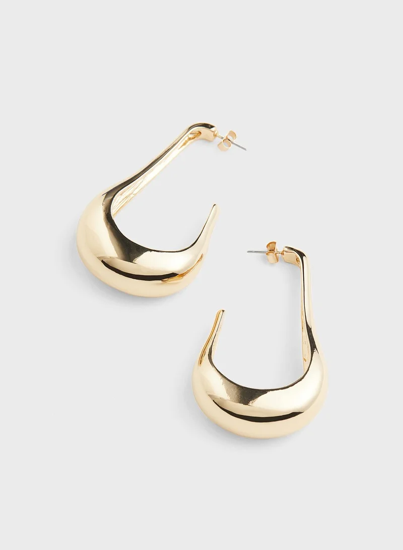 H&M Long Hoop Earrings