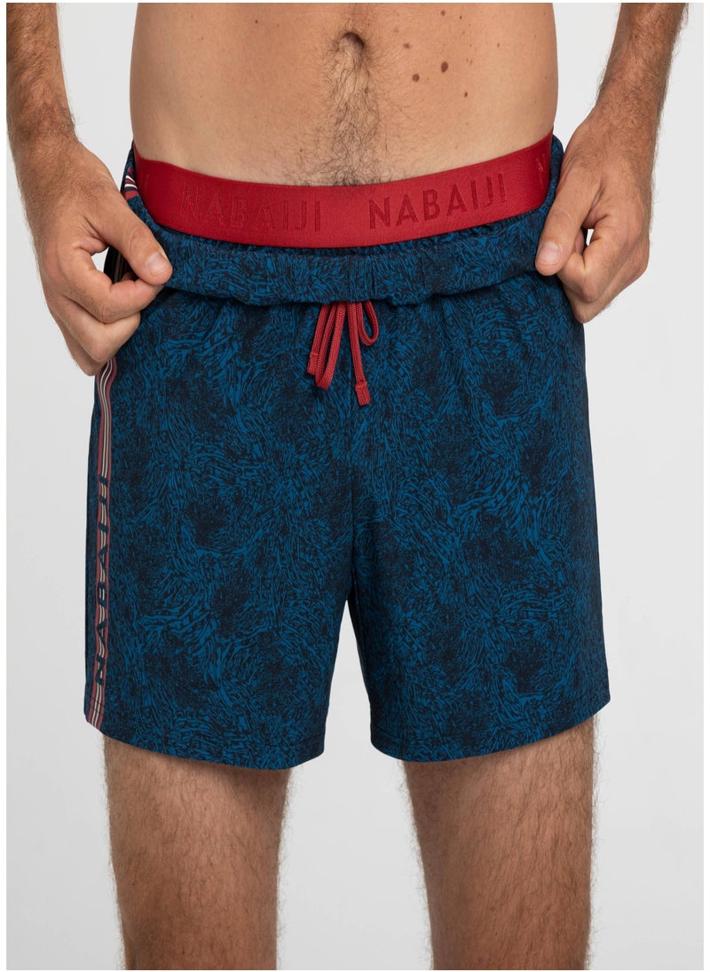 NABAIJI NABAIJI by DECATHLON, Men's Swim Shorts 100 Short Tega Secure Fit & Quick-Dry Black  - Image 2