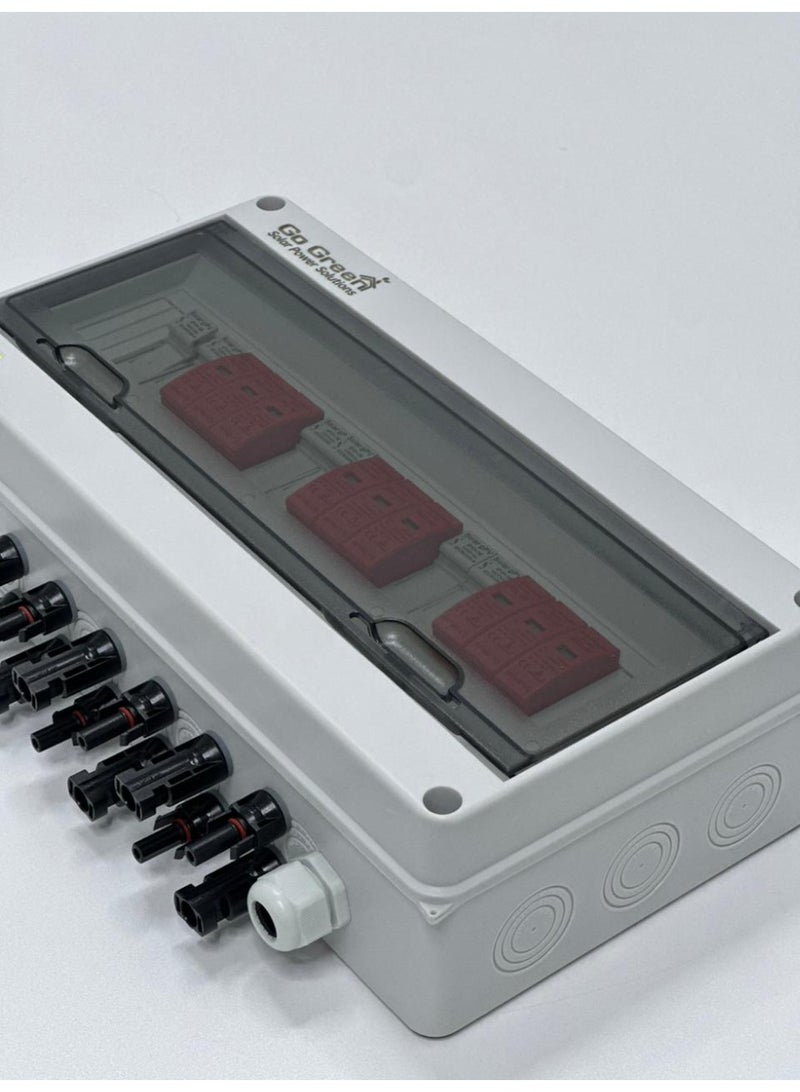Go Green 3 String Solar Combiner Box – 3-In-1-Out DC Junction Box, IP65 Waterproof for Solar PV Systems - Image 3