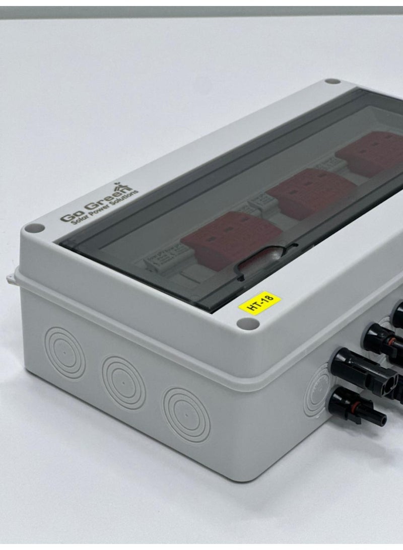 Go Green 3 String Solar Combiner Box – 3-In-1-Out DC Junction Box, IP65 Waterproof for Solar PV Systems - Image 2