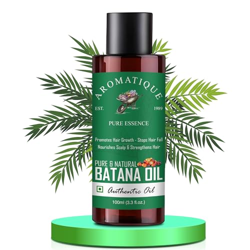 Aromatique Batana Oil | 100% Pure & Cold Pressed from Honduras | Natural Palm Nut sourced for Hair, Scalp & Skin Nourishment | 100ml - Image 1