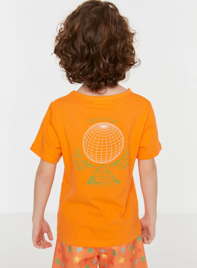 trendyol Kids Back Print T-Shirt