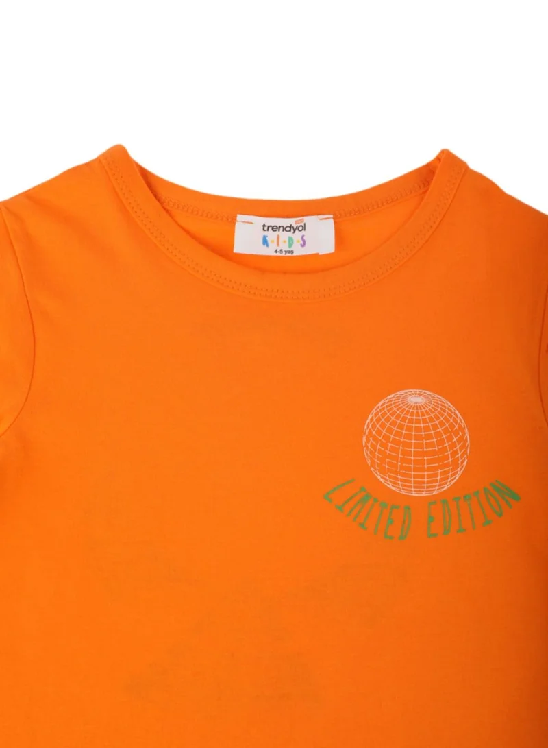 trendyol Kids Back Print T-Shirt