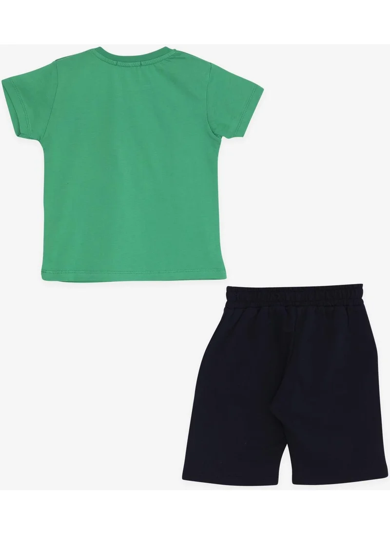 Breeze Girls & Boys Boy Shorts Set Antique Car Themed 1.5-5 Years, Green