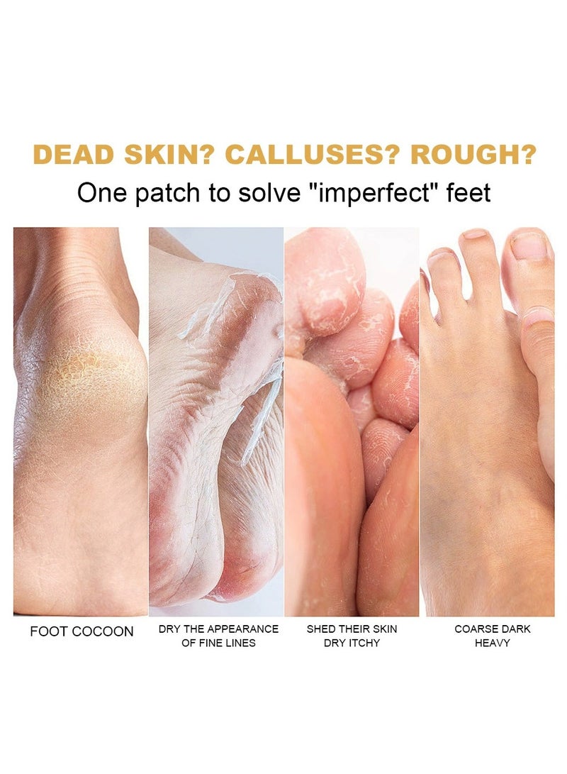 LANEMAY Ginger Foot Mask Exfoliating Callus Removal Hydrating Moisturizing Foot Care Peeling Socks for Soft Feet(5PC) - Image 3