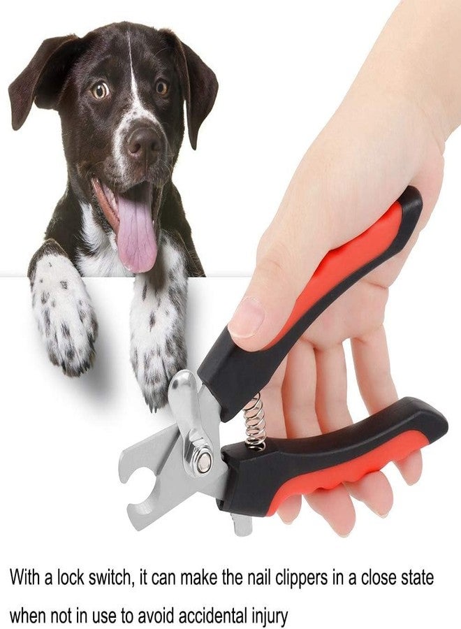 PETZLUV Pet Grooming Accessories Kit of Dog Grooming Glove with Nail Clipper Cutter and Nail Filer for Dog Cat Hair Removal Five Finger Glove with Steel Grooming Nail Care Combo - Multicolor - Image 2