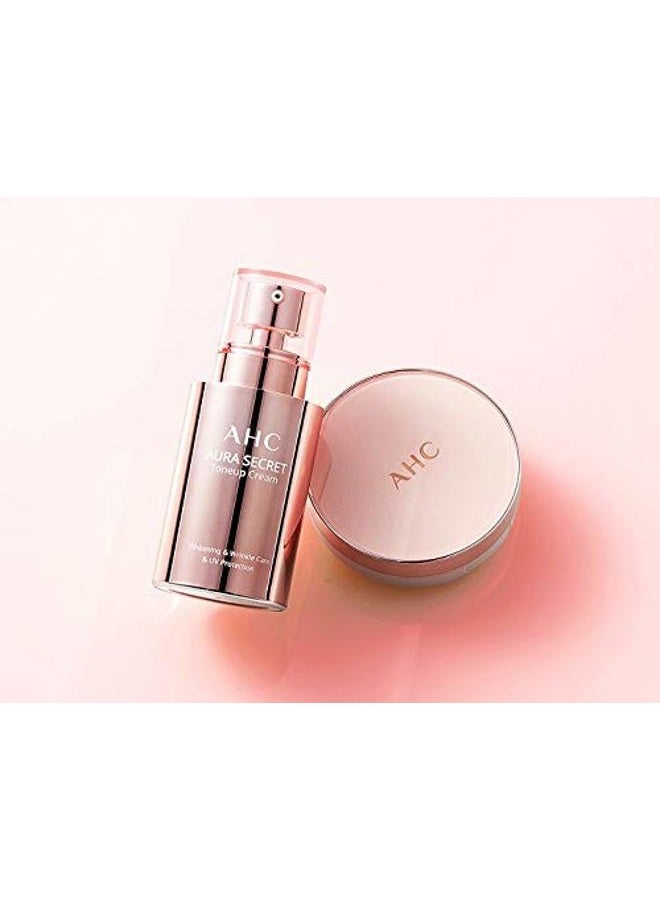 AHC Aura Secret Tone Up Cushion SPF30/PA++ 15g+Refill - Image 3