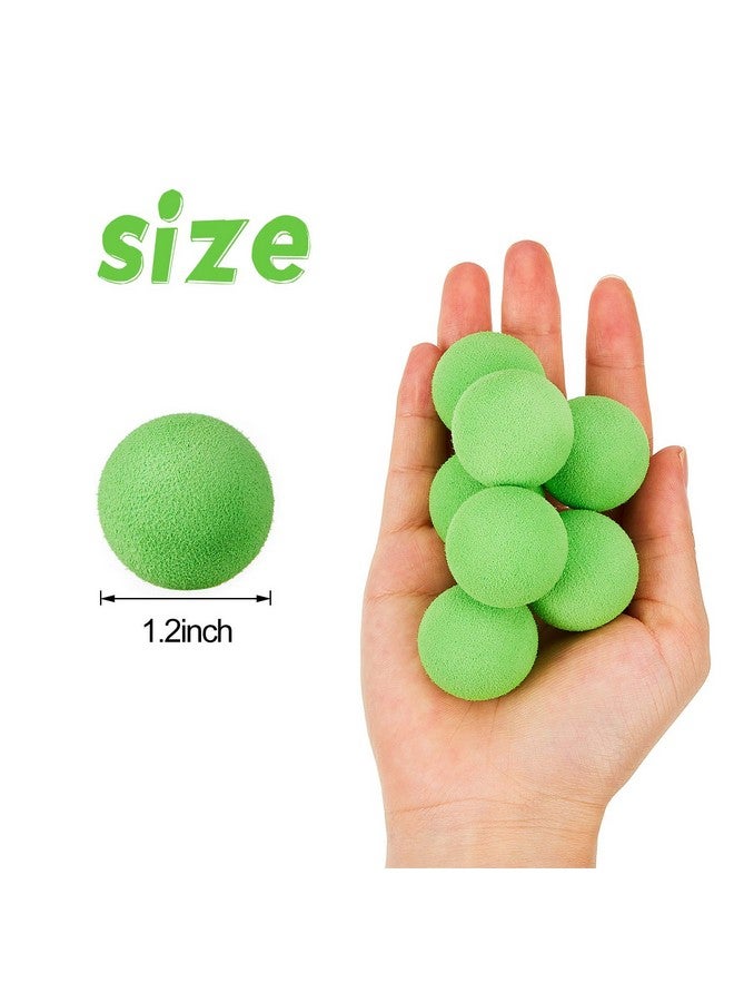 Frienda 24 Pieces Refill Balls Soft Foam Balls Approx 1.2 Inch In Diameter Power Foam Ball Refills (Green) - Image 3