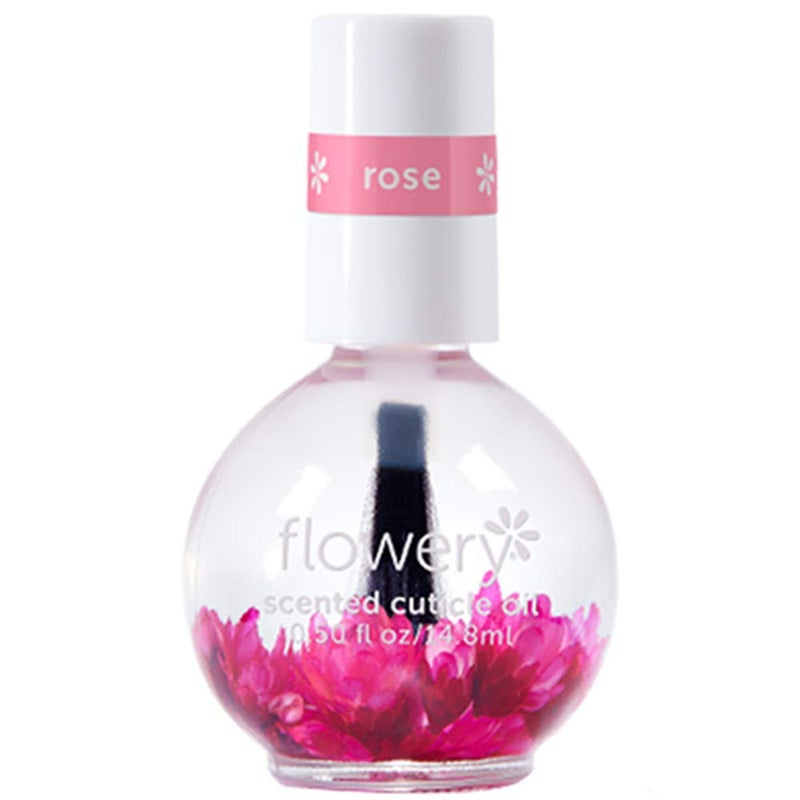 Flowery Rose Scented Cuticle Oil, 0.5 oz, 1 Pack - Image 1
