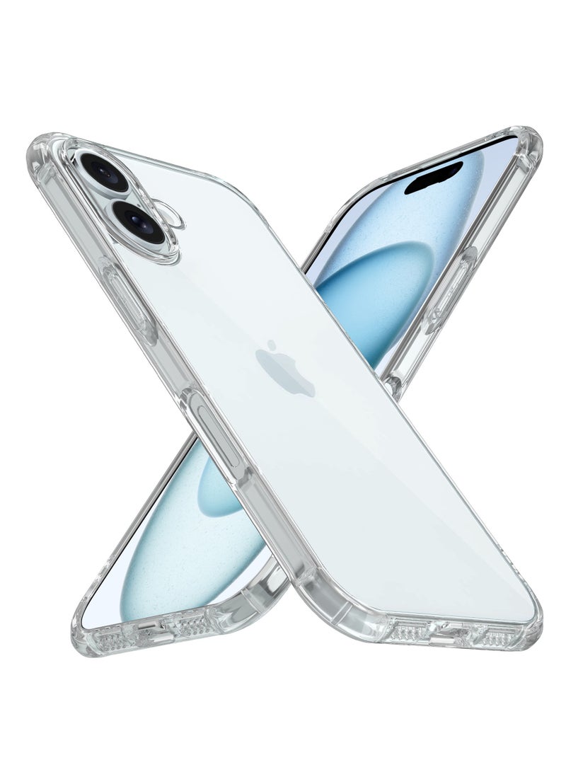 Slim Ultra Clear iPhone Case TPU Transparent iPhone Case Protective Case Cover for iPhone 16 PLUS (6.7 in)