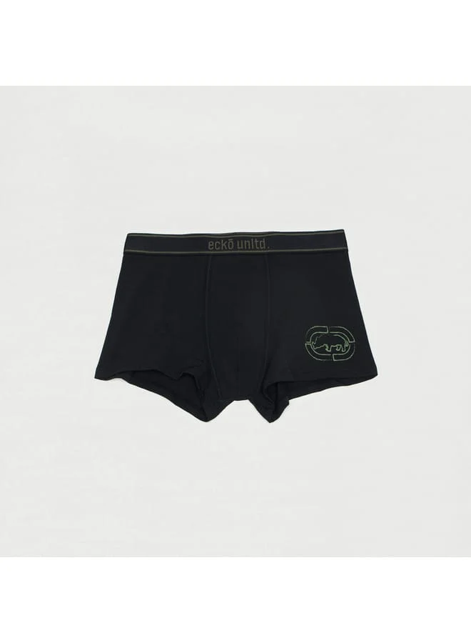 Ecko Unltd. Set of 3 - Ecko Unltd Solid Trunks with Elasticated Waistband