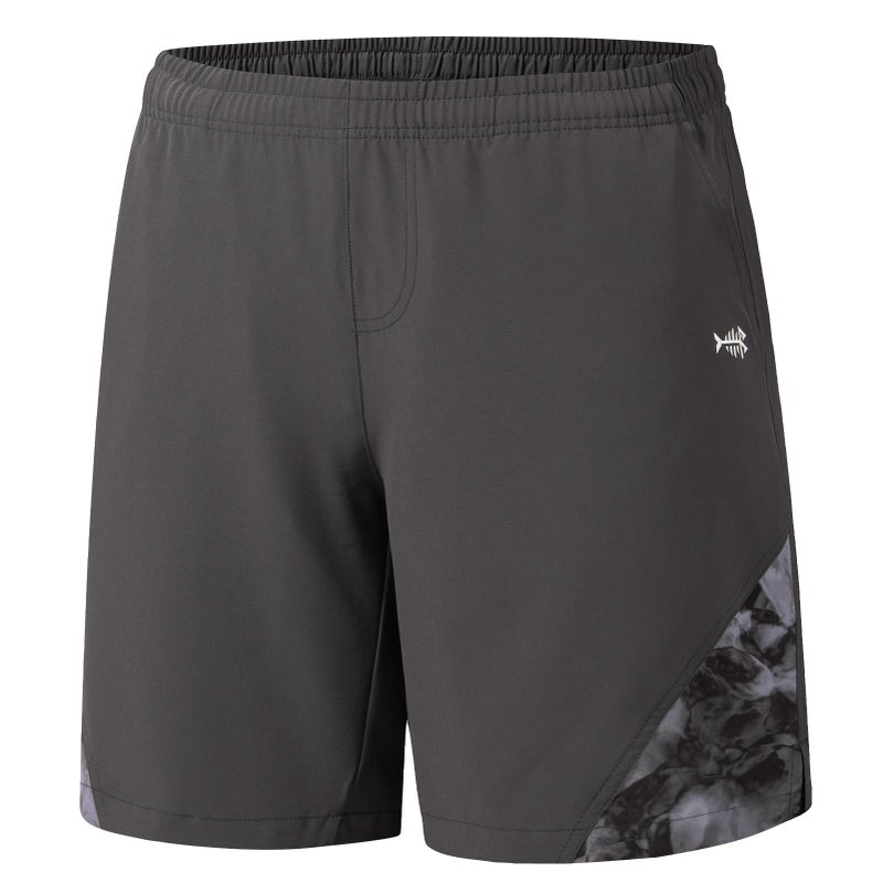 BASSDASH Mens 7 Fishing Shorts UPF 50 Lightweight Water Resistant Quick Dry for Hiking with Zipper Pocket FP06M - Image 2