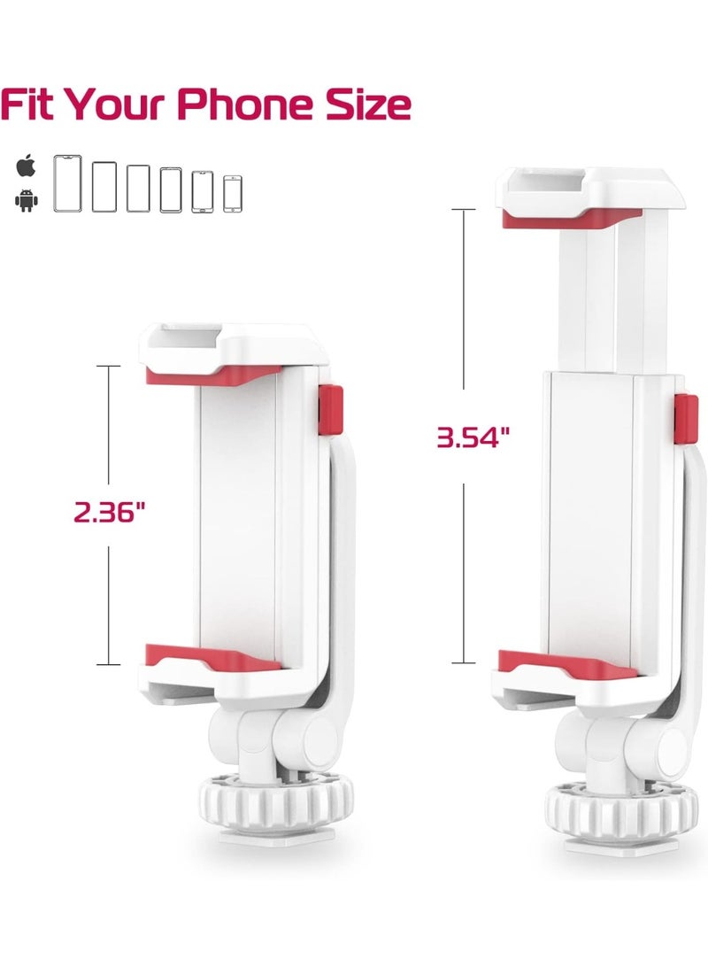 يولانزي حامل هاتف ULANZI ST-06S بمشبك 360 درجة مع حذاء بارد مزدوج لتصوير الفيديو للهواتف الذكية المحمولة - Image 2