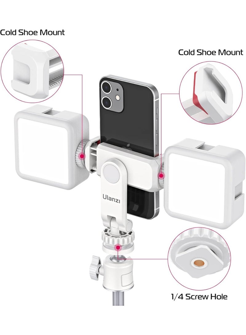 يولانزي حامل هاتف ULANZI ST-06S بمشبك 360 درجة مع حذاء بارد مزدوج لتصوير الفيديو للهواتف الذكية المحمولة - Image 3