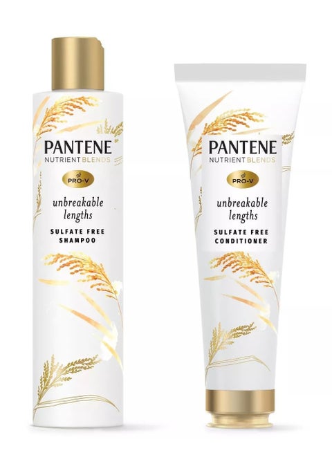 Pantene Nutrient Blends Unbreakable Lengths Shampoo and Conditioner Set