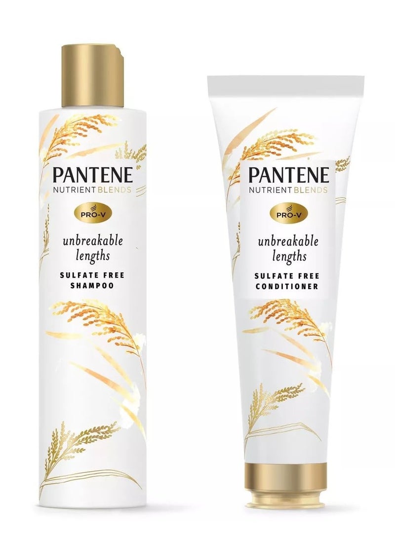 Pantene - Pantene Nutrient Blends Unbreakable Lengths Shampoo and Conditioner Set - Image 1