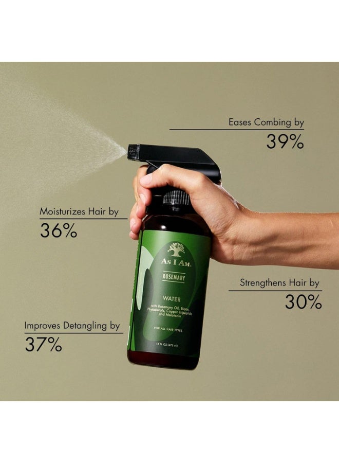 As I Am ماء إكليل الجبل من As I Am 16 أونصة - علاج لفروة الرأس لكثافة الشعر - مع البيوتين ونخيل الساوا - Image 2