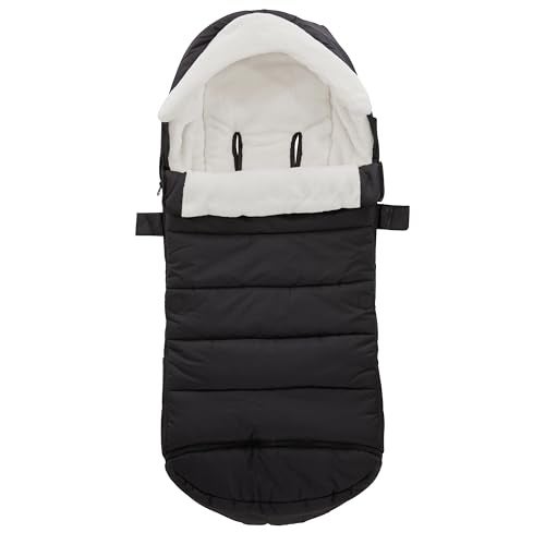 TRENDHUB Bunting Bag for UPPAbaby Vista, V2, V3, Cruz, V2, V3 RumbleSeat, V2, V3 Ridge, Minu Strollers, Warm and ultra-plush Waterproof Stroller Footmuff, Extendable winter stroller cover, sleeping bag - Image 1