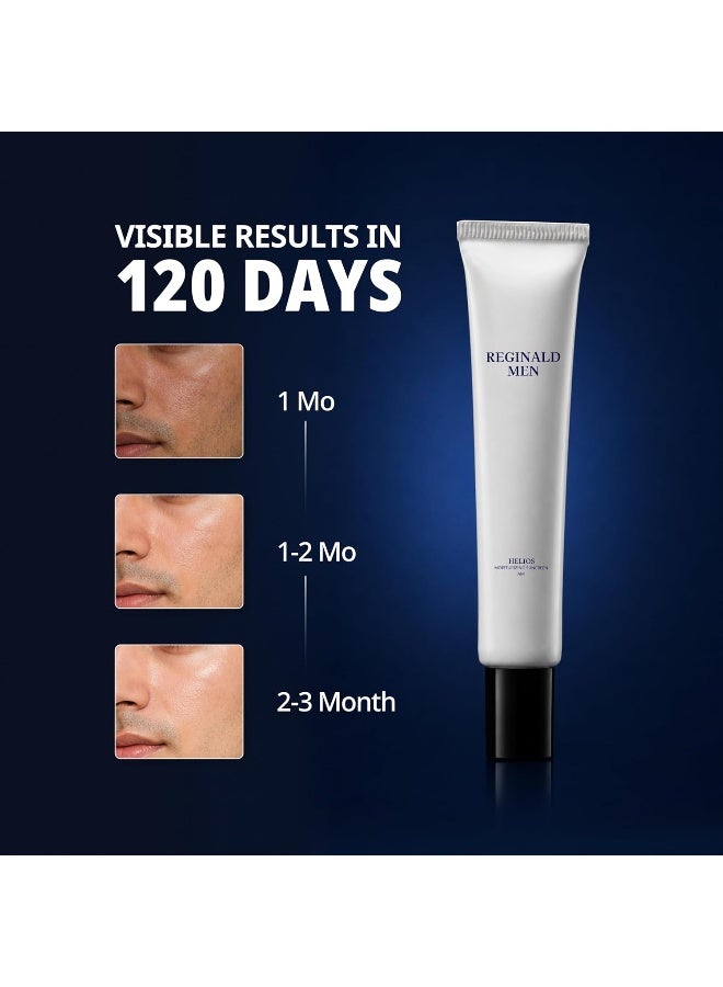 Reginald Men Sunscreen SPF 50 PA++++ | Brightening & Moisturizing Sun Protection | Enriched with 9 Active Ingredients | Broad Spectrum UV Defense | Lightweight & Non-Greasy (50g Pack of 1) - Image 5