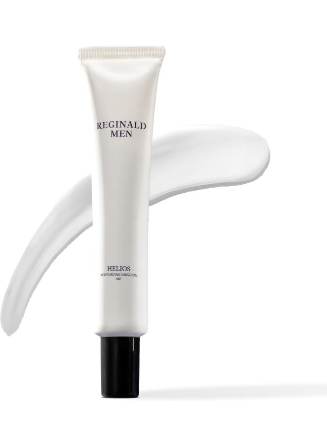 Reginald Men Sunscreen SPF 50 PA++++ | Brightening & Moisturizing Sun Protection | Enriched with 9 Active Ingredients | Broad Spectrum UV Defense | Lightweight & Non-Greasy (50g Pack of 1) - Image 1