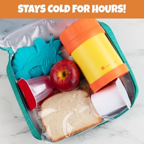 Bentology Kids Hard Ice Packs (3 PK) Slim Lightweight Reusable Cooler Freezer Packs- Long-Lasting Chillers Keep Food Fresh for Hours- Durable Leak-Proof Design for Boys Girls Back To School- BPA Free, Food Safe - Image 2