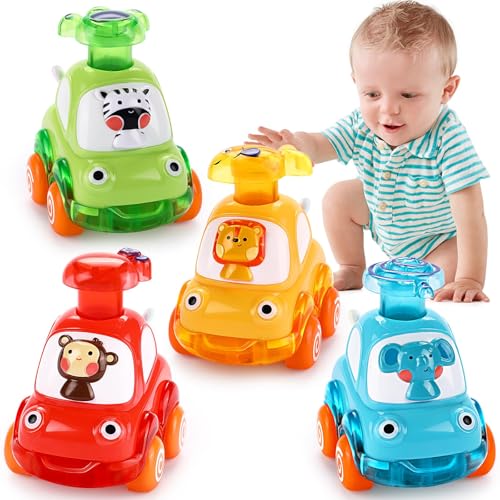 Palmatte Cars Toys for 1 Year Old Boy Birthday Gift Press and Go Toys Cars for Toddlers 13 Baby Toys 1218 Months Toddler Toys Age 12 One Year Old Boy Toys First Birthday Gifts for 13 Year Old Boys Girls - Image 1