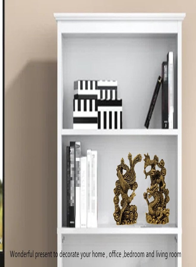 بيتر ديكور تمثال التنين والعنقاء الصيني من Betterdecor، مستوحى من فنغ شوي، لتزيين المنزل، وجلب الوئام العائلي، والحب، والرخاء الزوجي، والحماية. - Image 4