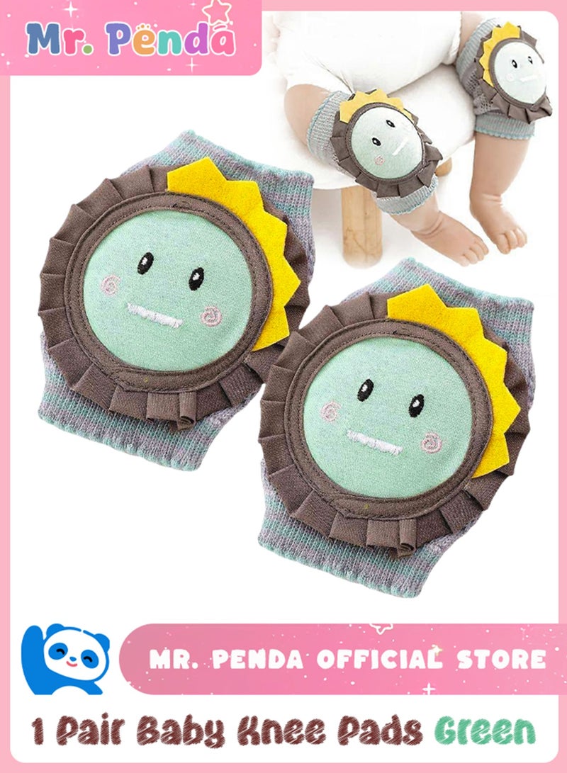 Mr. Penda Baby Knee Pads for Crawling, Breathable Summer Baby Crawling Knee Pads, Anti Slip Adjustable Knee Pads, High Elastic Soft Baby Knee Protectors Leg Warmers for Baby Toddler Girls Boys - Image 1