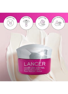 lancer Skincare Caviar Lime Acid Peel, Retinol Facial Chemical Peel With Brightening Glycolic Acid, 1.7 Fluid Ounces…  - Image 5
