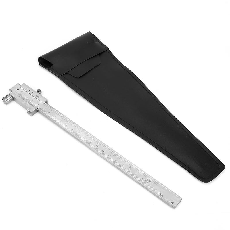Vernier Caliper Stainless Steel Measuring Tool 0-200mm with Scriber, Portable Ruler -, Engraved Scale, Durable Design for Precise Measurement - Image 1