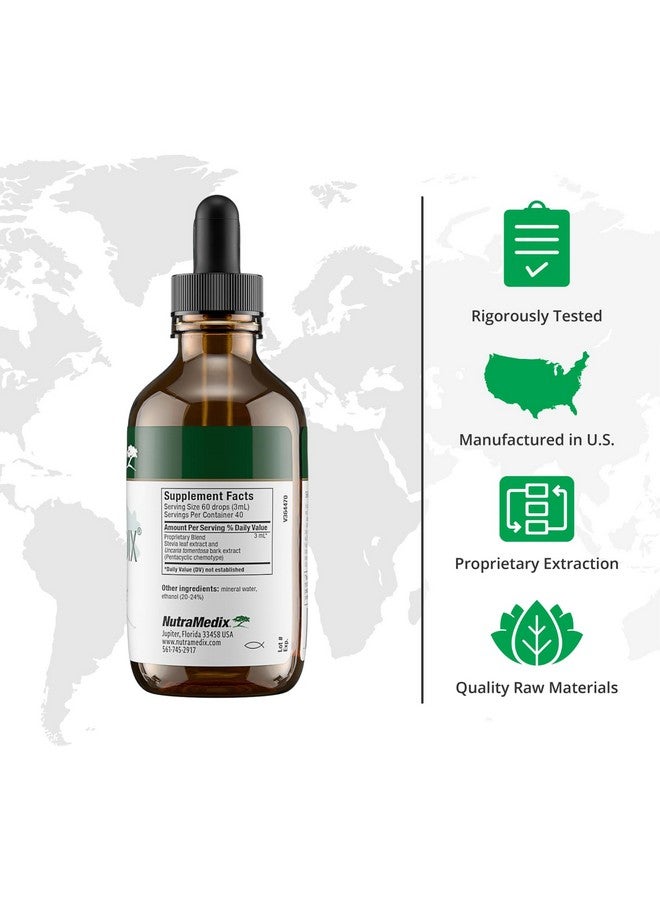 NutraMedix GlucoMedix - Bioavailable Cat's Claw & Stevia Liquid Drops - Metabolic Support to Help Maintain a Healthy Immune System - Daily Immune Support Tincture (4 Fl Oz) - Image 2