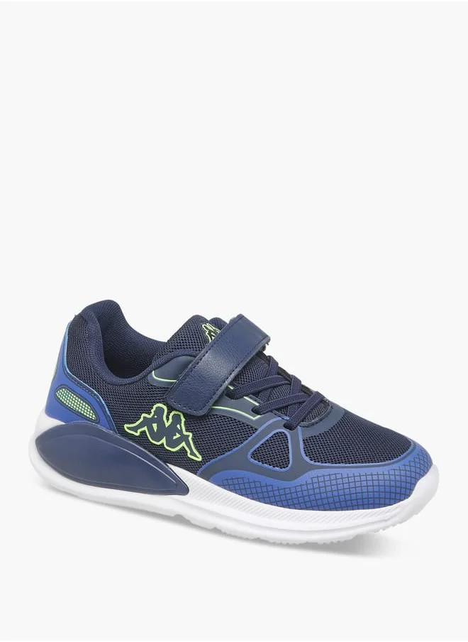 كابا Boys' Logo Print Sports Shoes With Hook And Loop Closure