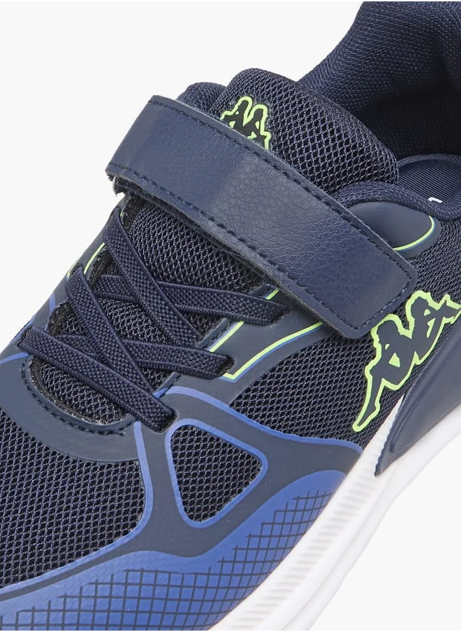 كابا Boys' Logo Print Sports Shoes With Hook And Loop Closure