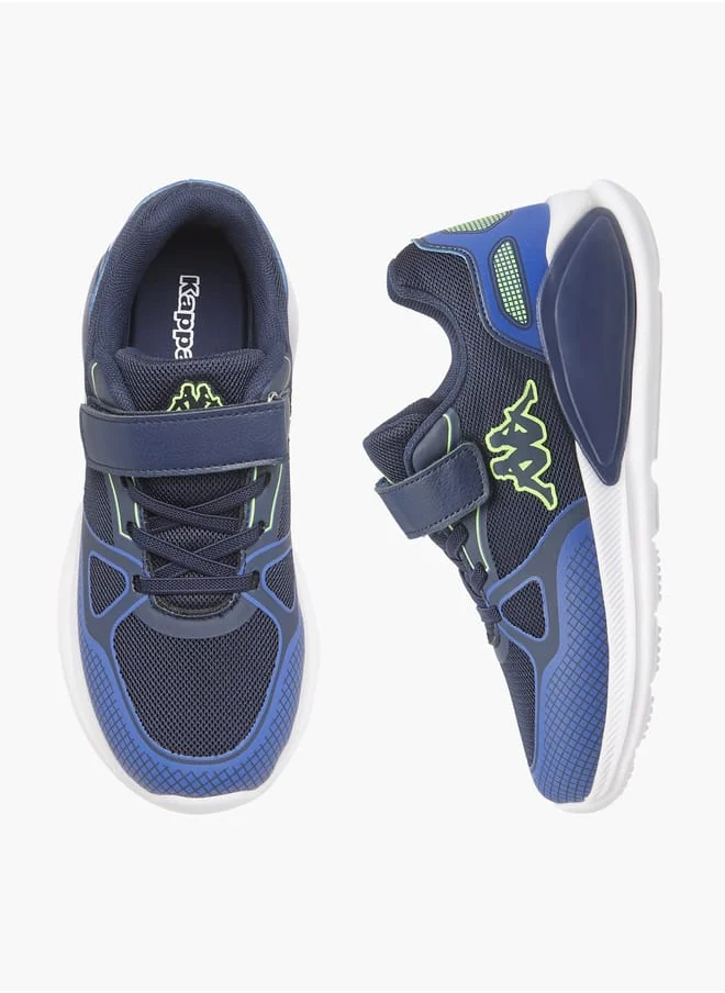 كابا Boys' Logo Print Sports Shoes With Hook And Loop Closure