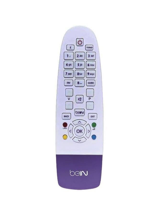 bein Sports Receiver Remote Control White Purple