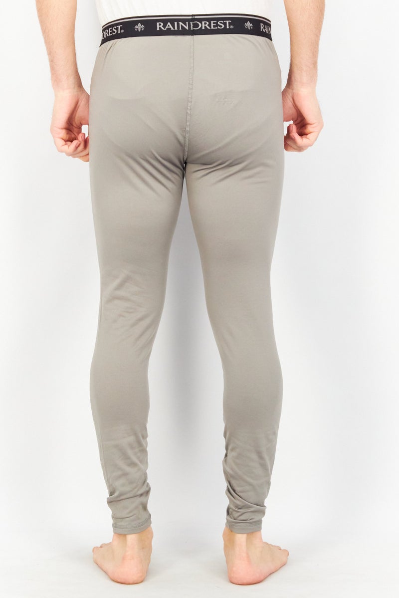 Rainforest Men Solid Base Layer Pants, Grey - Image 2