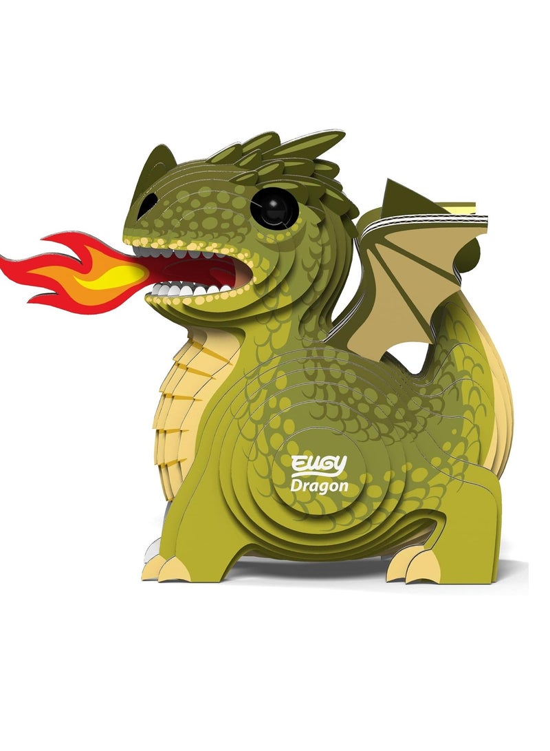 EUGY 3D Dragon Puzzle - Fantasy Craft Kit for Kids and Model Collectors - Image 1