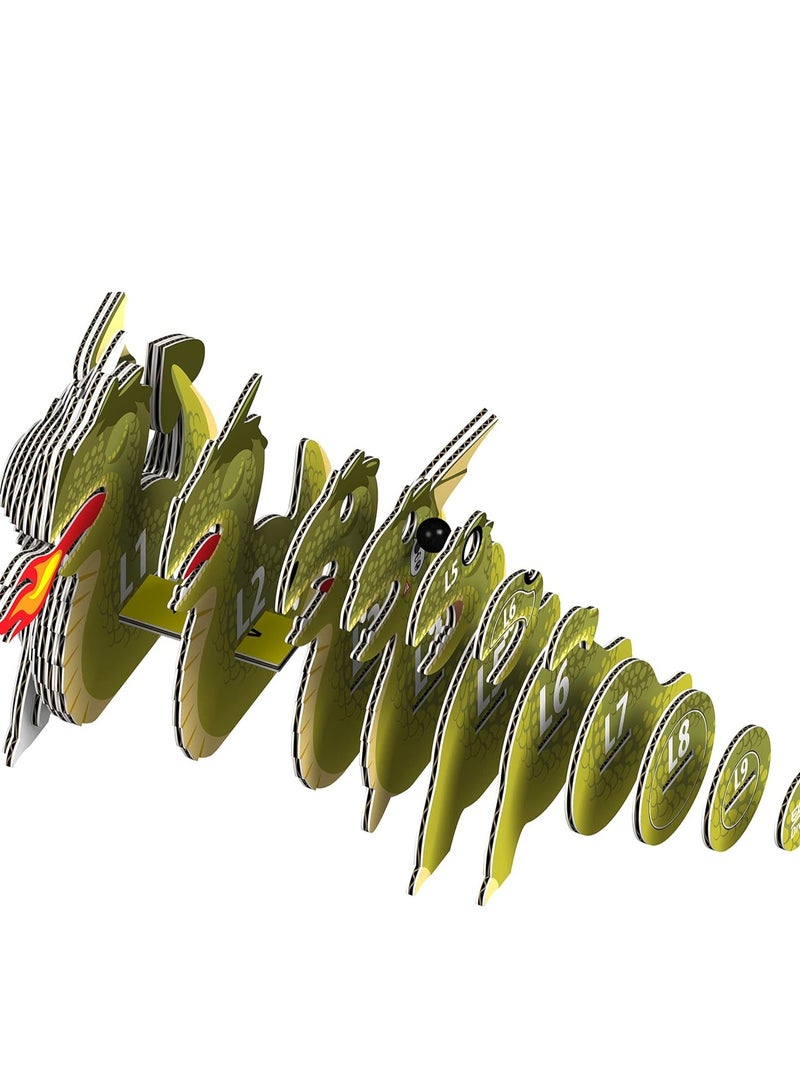 EUGY 3D Dragon Puzzle - Fantasy Craft Kit for Kids and Model Collectors - Image 2