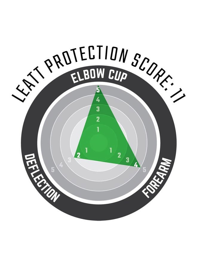 LEATT 3DF 5.0 Elbow Protection Large Black - Image 2
