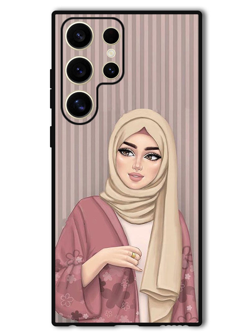 Theodor Protective Case Anti Scratch Shock Proof Bumper Cover For Samsung Galaxy S24 Ultra Hijab Girl 1 - Image 1