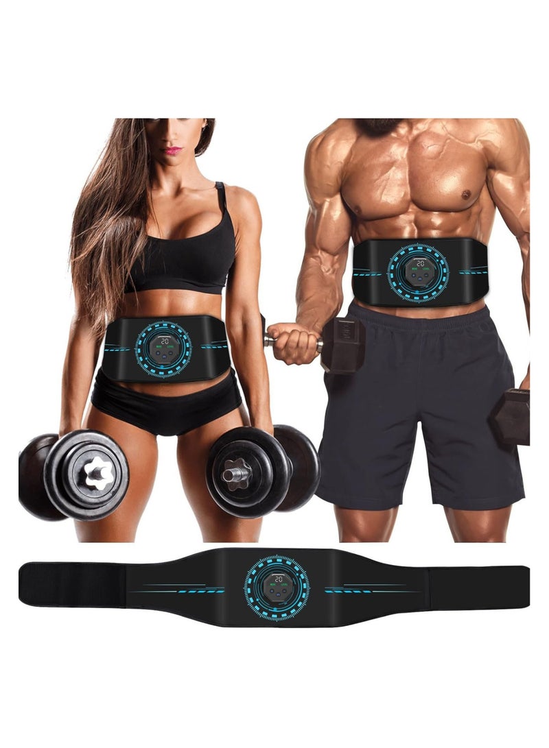 Bukela Abdominal Exerciser, ABS Stimulator With 8 Training Programs, Ab Machine, Abdominal Toning Belt Muscle Toner Fitness Training Gear Ab Trainer Equipment for Home,Abs Stimulator Muscle Toner - Image 1