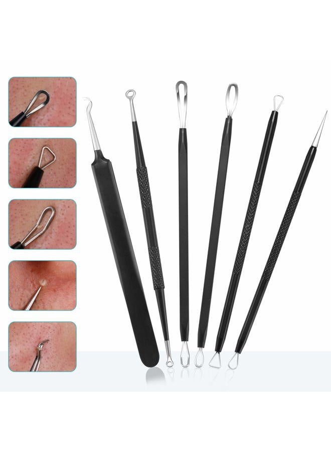 Tomata Blackhead Remover Pimple Popper Tool Kit - (6 Piece Kit) - Professional Stainless Pimples Comedone Extractor Removal Tool - Image 2