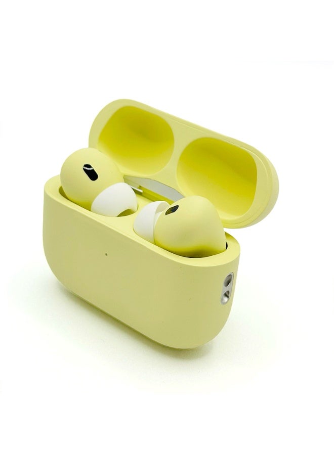 Craft Merlin Craft Customized Apple AirPods Pro 3 Bluetooth Earbuds – Yellow 15 Bold - Image 2